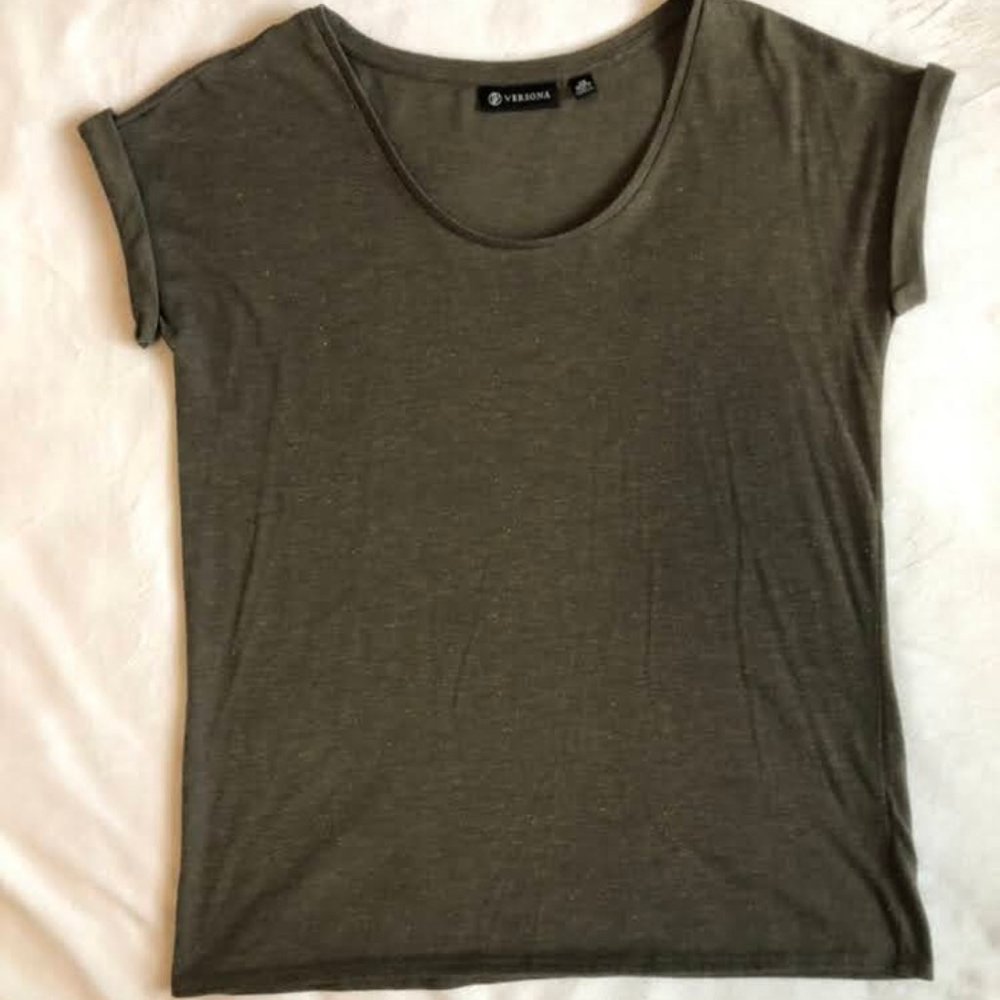olive green shirt